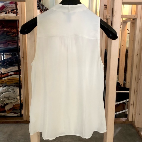 WHBM silk ruffle tank - Picture 2 of 7